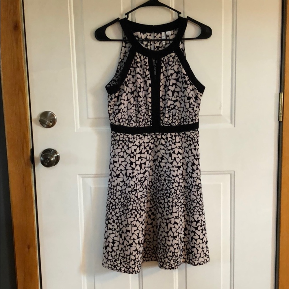 ELLE Heart Print Dress